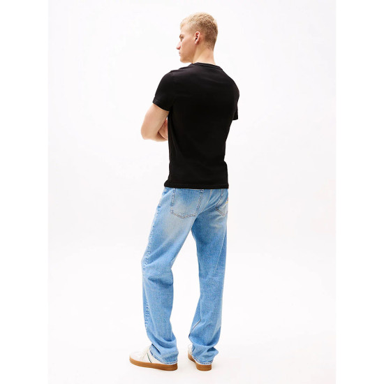 Tommy Hilfiger Ανδρική κοντομάνικη μπλούζα  Bubble Logo Slim T-Shirt